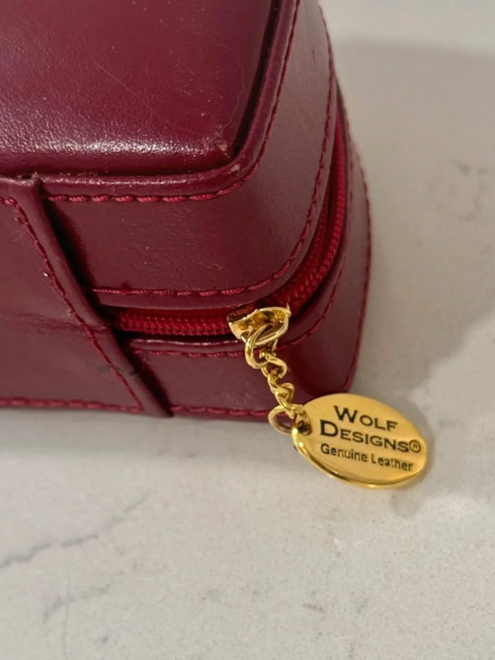 Wolf Designs Travel Jewelry Box